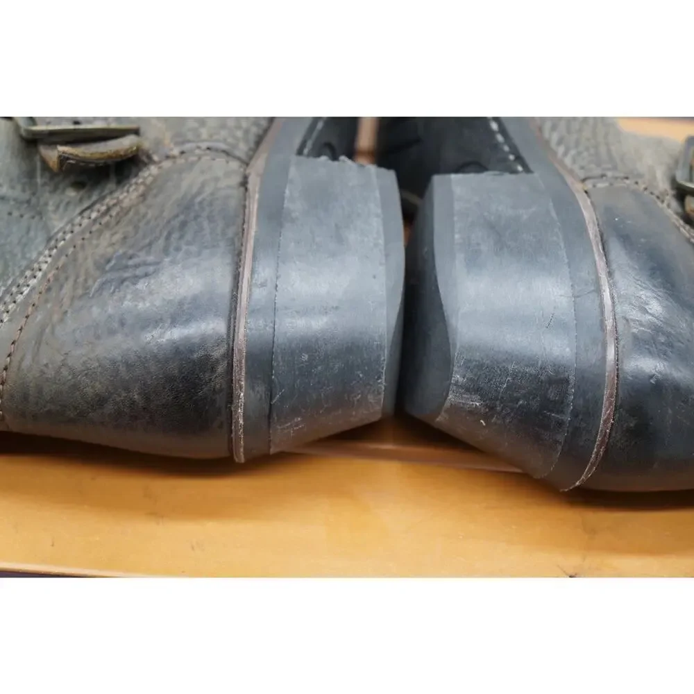 Frye Harness 12R Leather Motorcycle Boots Made in USA Size 7.5M